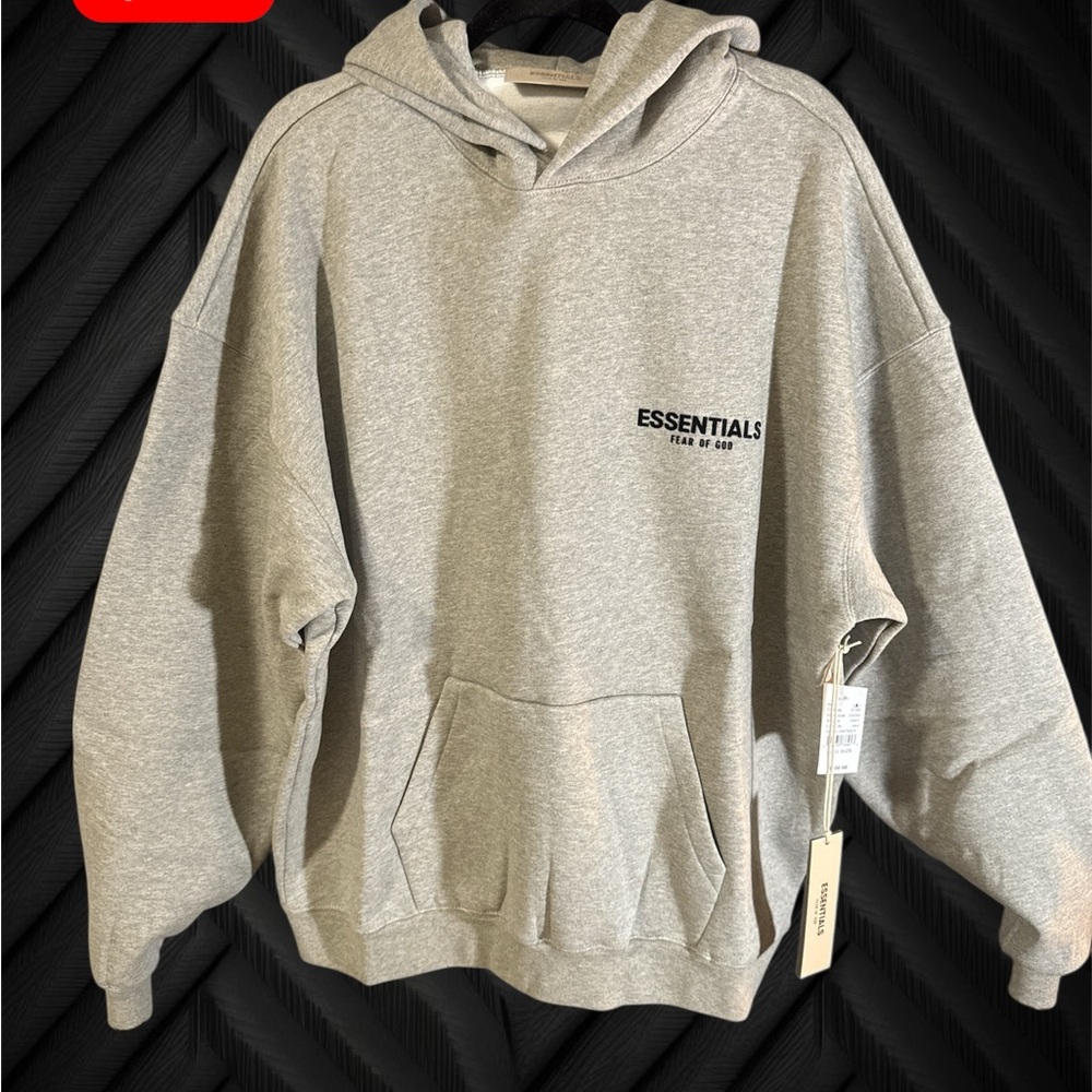 Fear Of God Essentials Dark Oatmeal  Men's Hoodie